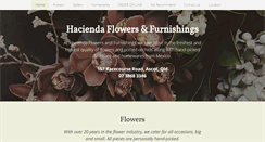 Desktop Screenshot of haciendaflowers.com.au